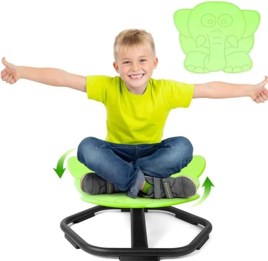 Vélo d'équilibre 14 pouces pour enfants - Draisienne métal vert clair