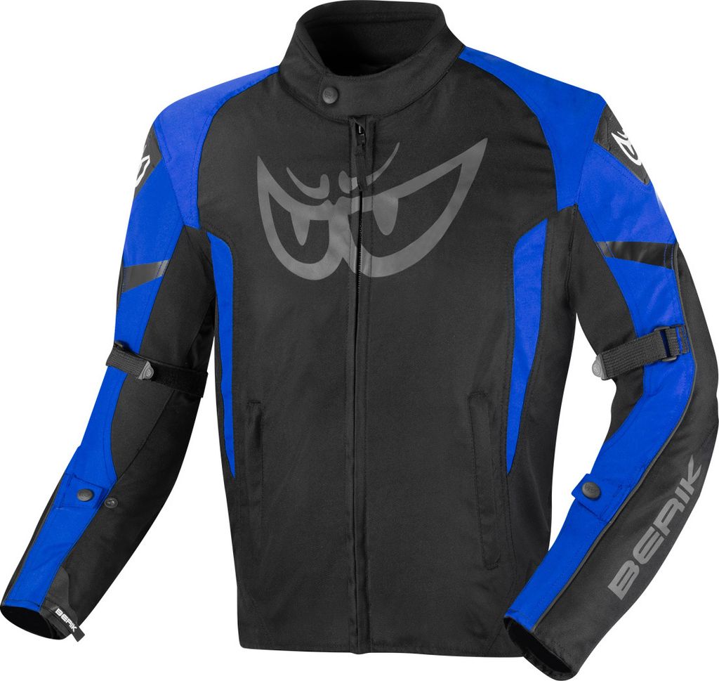 Berik Tourer Evo wasserdichte Motorrad Textiljacke, schwarz/blau, 54
