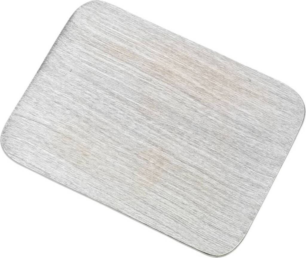 Kerzenteller Aluminium Silber 13,5x10cm Kerzenhalter Untersetzer Tischdekoration