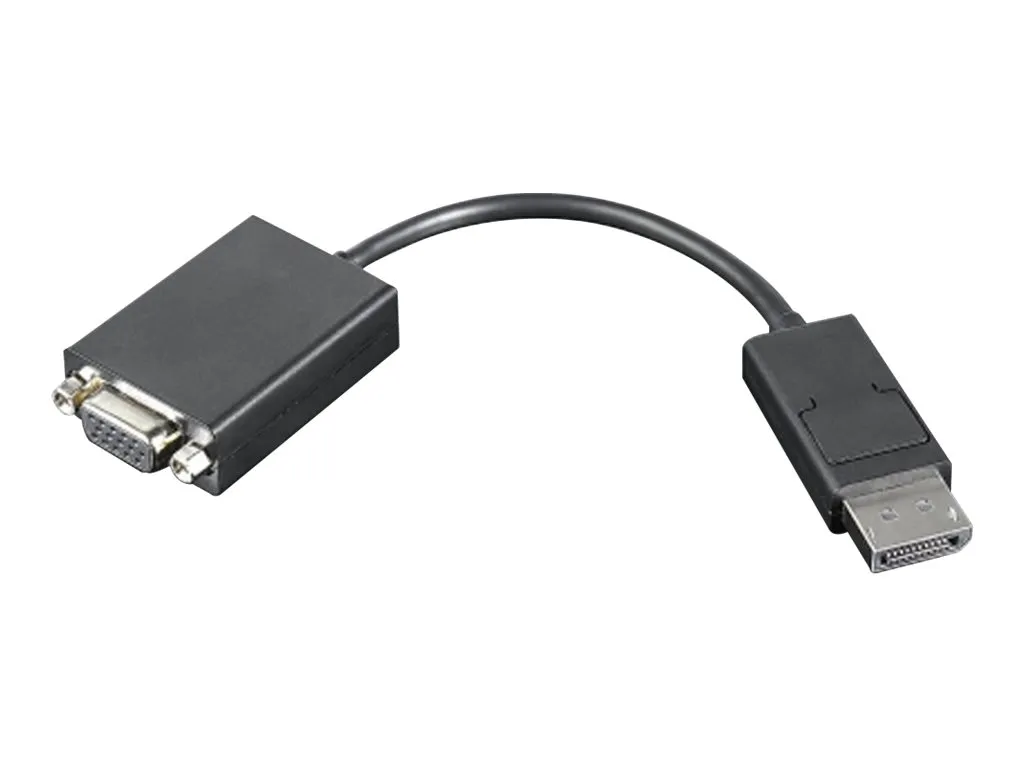 Adaptateur DP vers VGA pour Second Écran - Extension Bureau PC Lenovo - 2