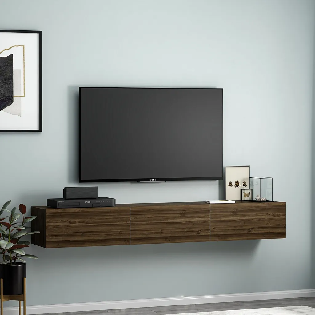 Support TV Terra 180 cm : Solution Design et Robuste pour votre Salon - 3