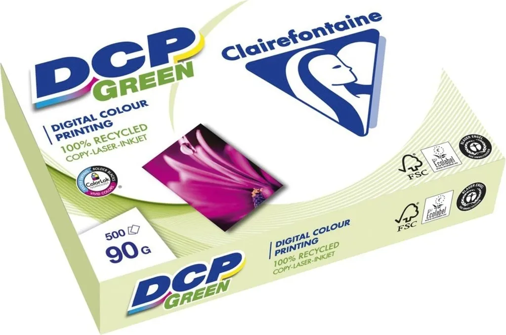 Carta A4 90g Clairefontaine DCP Green - Stampa Colore 2500fg