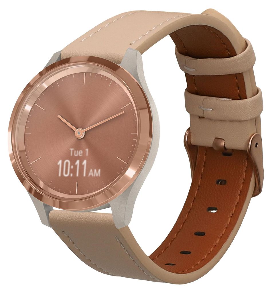 kwmobile Echtleder Uhrenarmband für Garmin vivomove 3S / Produktbild 