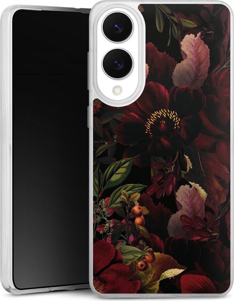 DeinDesign Handyhülle für Samsung Galaxy S25 Edge Silikon Hülle Case Smartphone Schutzhülle Blumen Utart Wiese