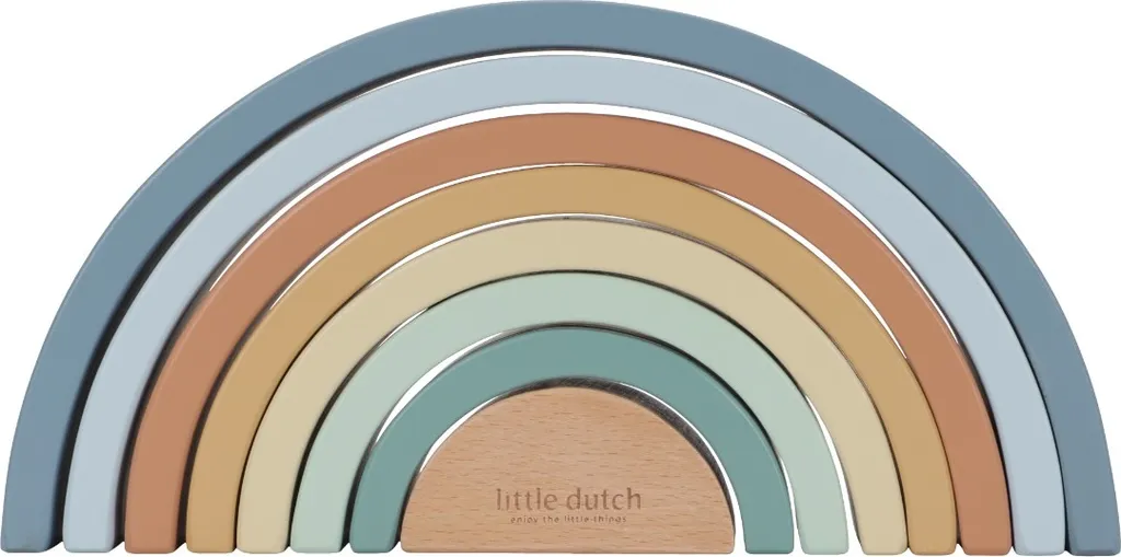 Puzzle arc-en-ciel Little Dutch bois FSC Amis de la forêt décoratif
