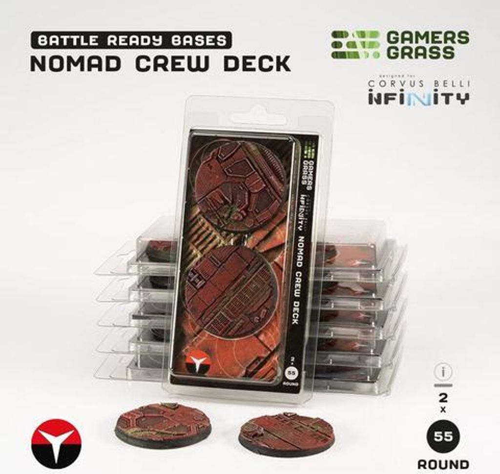 GamersGrass Nomad Crew Deck Rund 55mm (2x)