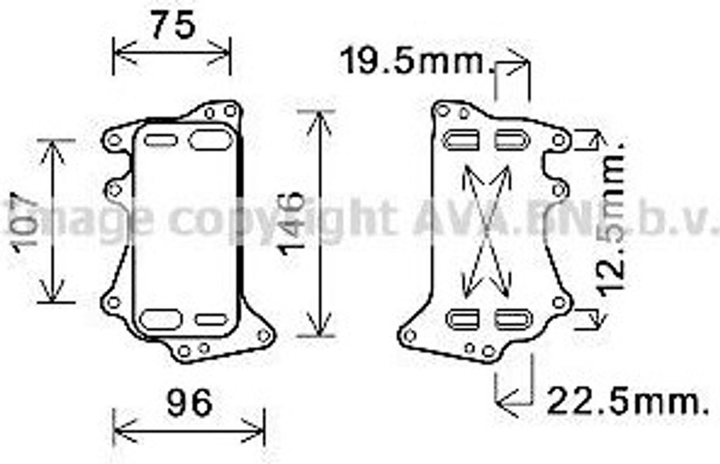 PRASCO Ölkühler Automatikgetriebe BW3556 für BMW 5 Touring Produktbild 