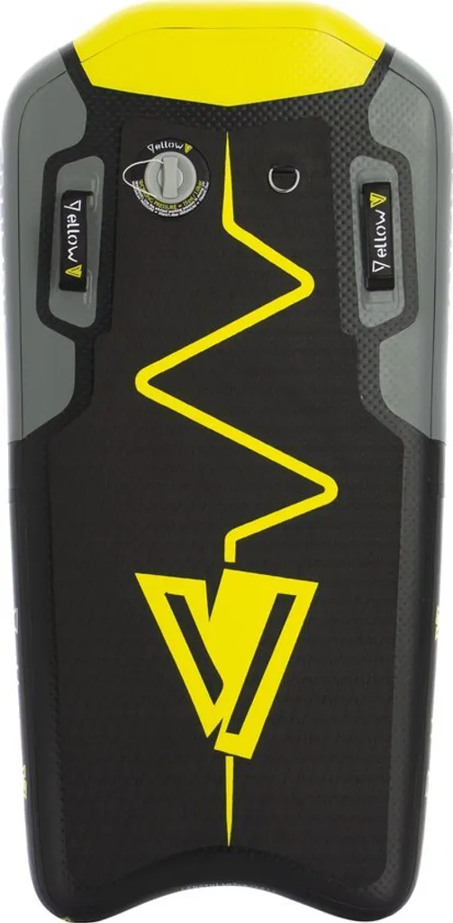Bodyboard 42 pouces CRUMBLE Jaune 107x53x8cm Set Complet avec Leash