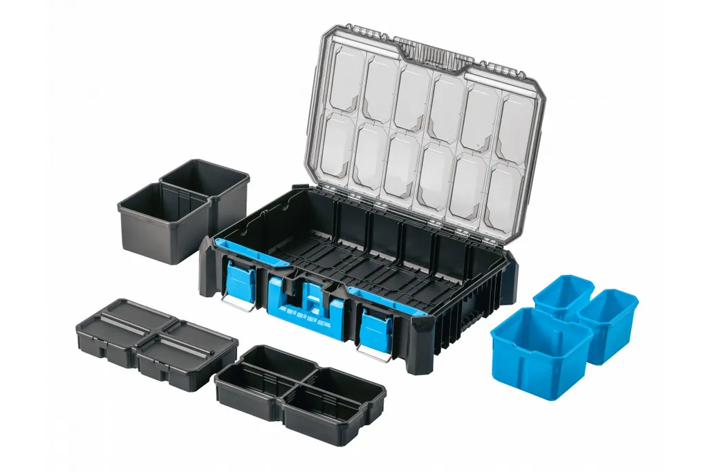 Mallette à Outils de Chantier Organiseur 5 Compartiments Högert HT7G508 - 2