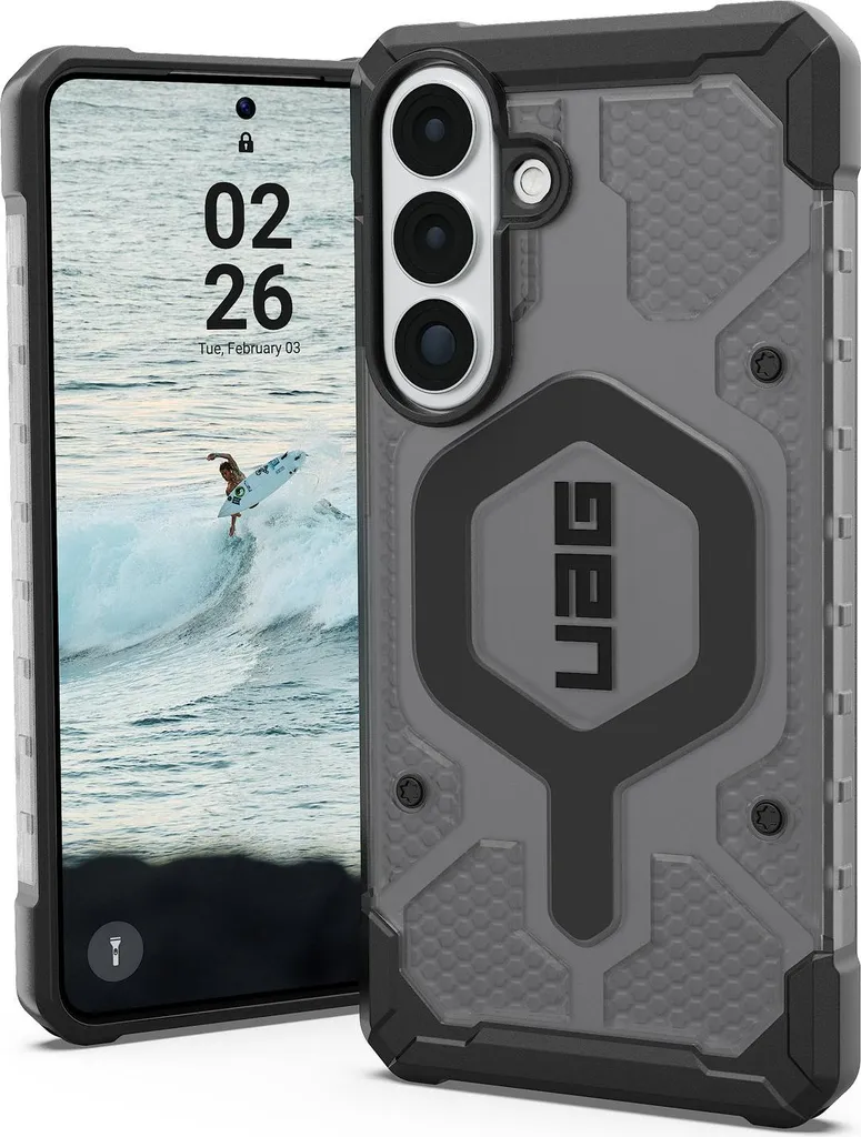 UAG Pathfinder Clear Galaxy S26+ Cenere/Nero | Cover Robustezza Militare