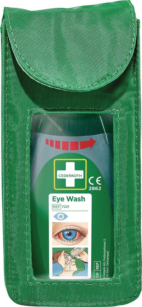 CEDERROTH Gürteltasche für Augenspülung im Taschenformat aus Nylon
