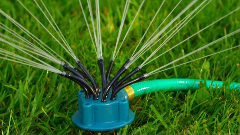 Arrosage automatique de jardin pour pelouse et massifs fleurs - 12 têtes