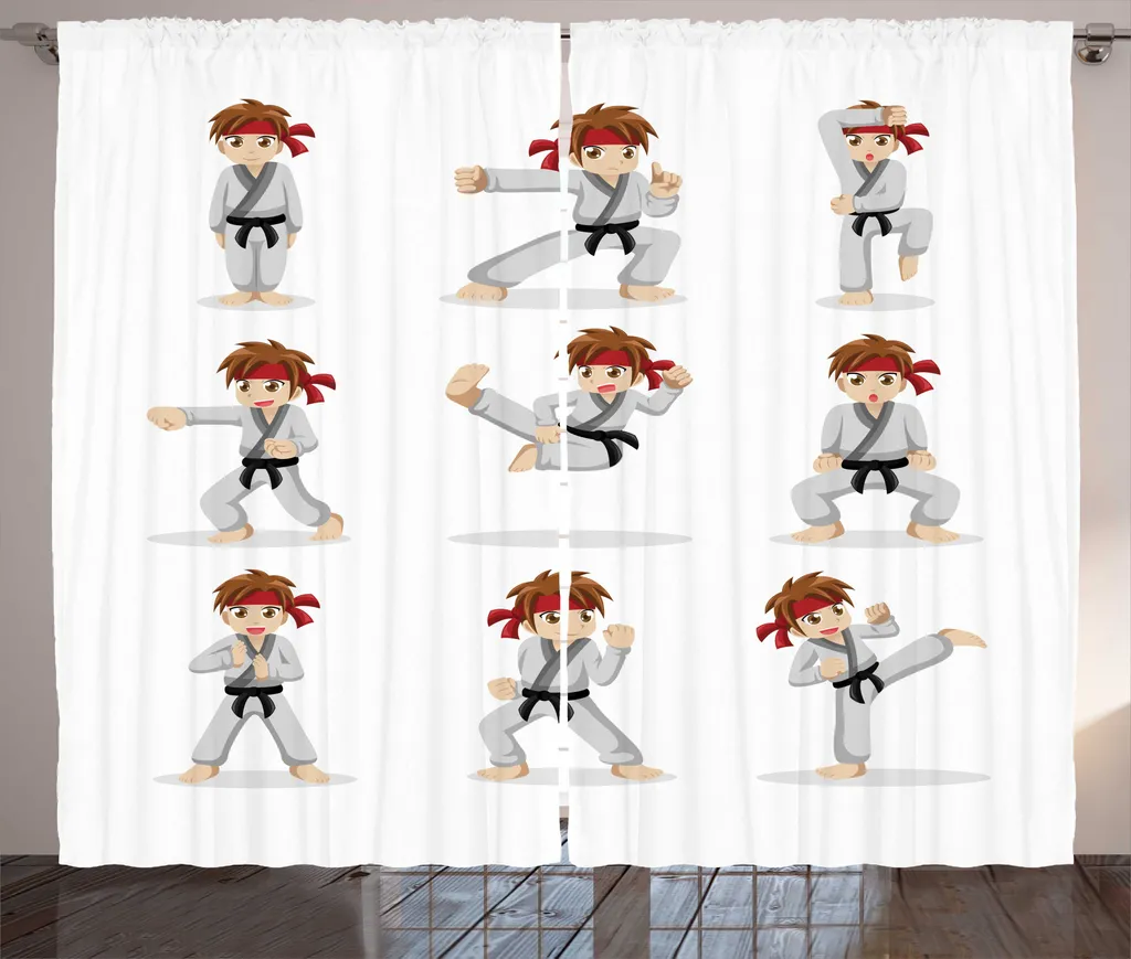 Rideau Karaté 280x225 cm Facile à Poser pour Cacher le Vis-à-Vis avec Style