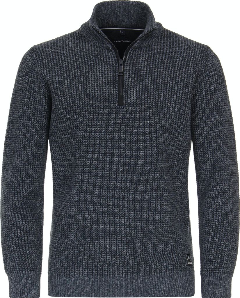 Casa Moda - Herren Stricktroyer (434159300), Größe: XXL, Farbe: Blau