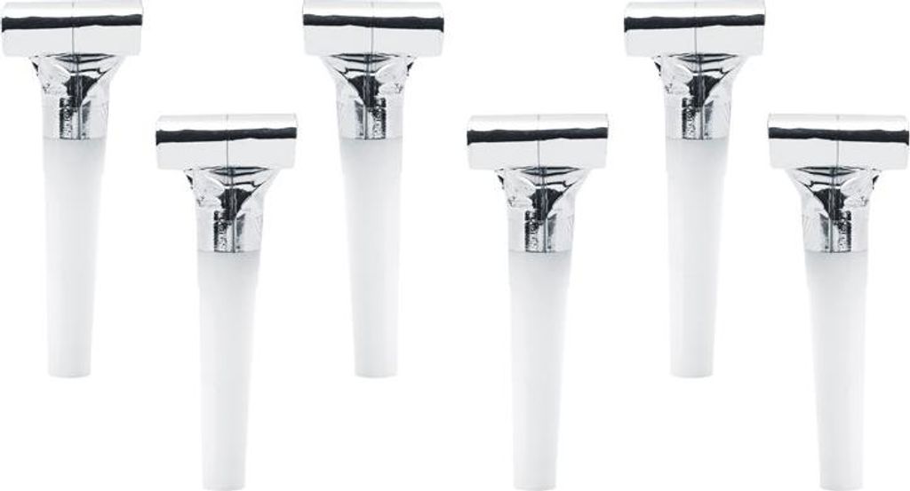 Pfeifen, silber (1 Packung / 6 Stück) Produktbild 