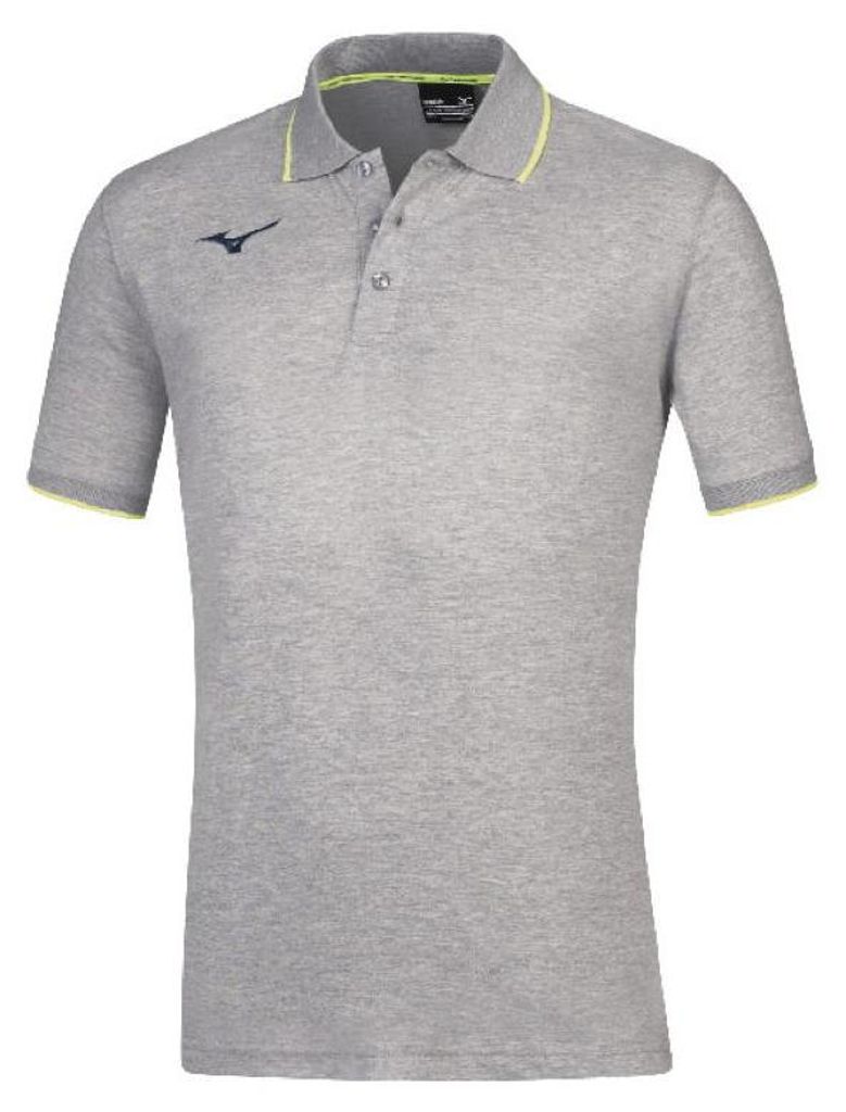 Mizuno Kinder Team Polo Jr - 32EA8901V, Farbe:Grau, Textil:152