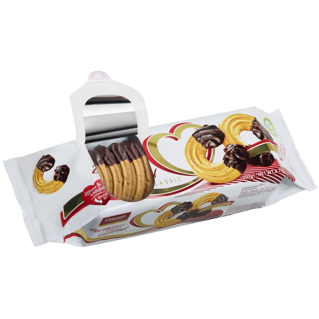 Coppenrath Classic Dark Choco Caramel Shortbread 250g Obrázok produktu 