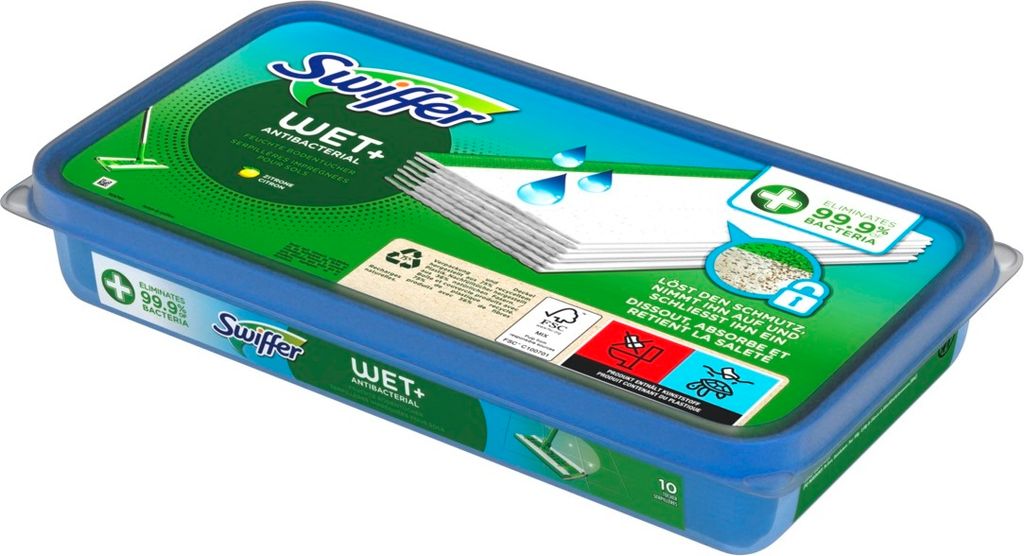 Ściereczki nawilżane Swiffer w opakowaniu uzupełniającym 10 Zdjęcie produktu 