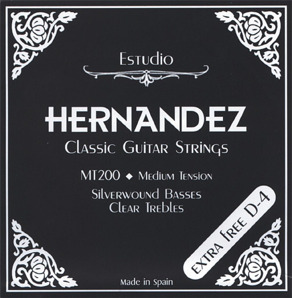 Hernandez MT200 classic, medium mit 2x d4 Saite Produktbild 