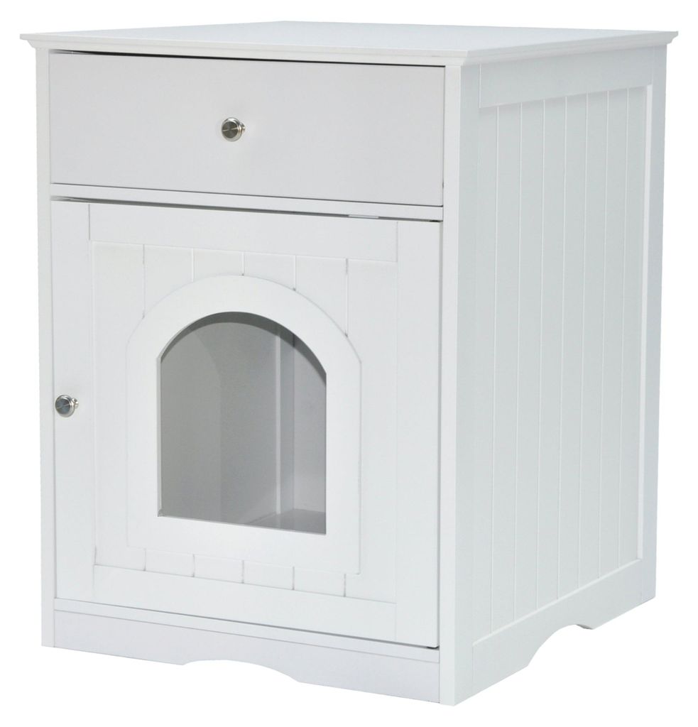 Katzenschrank für Katzentoilette 48 × 53 × 64 cm Produktbild 