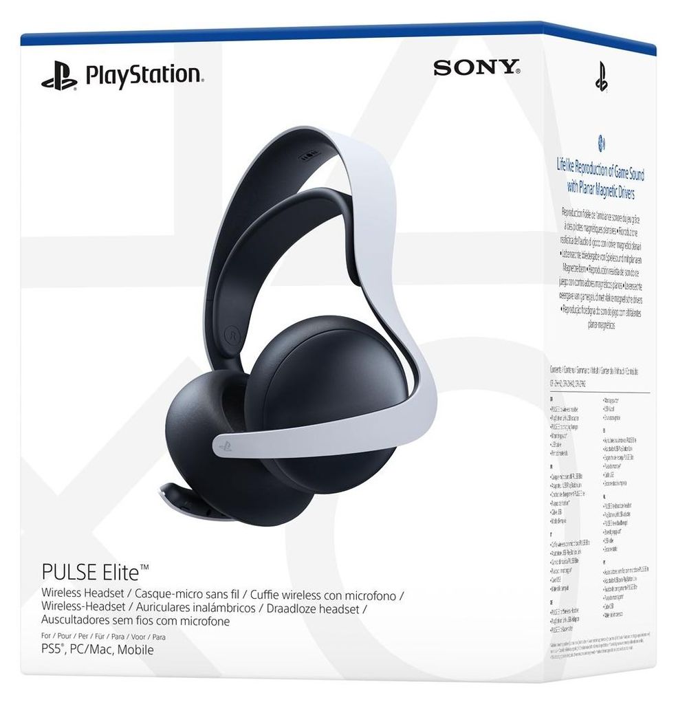 Sony PULSE Elite, Káblový a bezdrôtový, Hranie, Slúchadlá s Obrázok produktu 