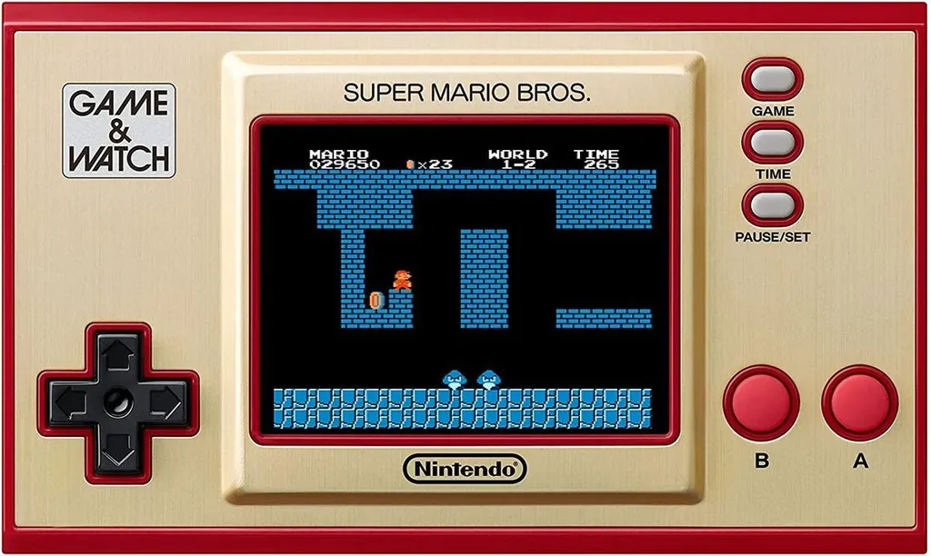 Console Nintendo Game & Watch Super Mario Bros Edition Retro Transparente