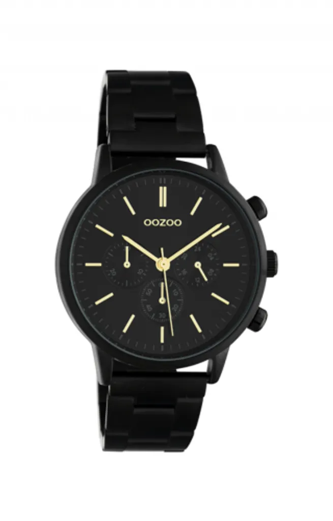 Montre Oozoo C10564 Cadran Noir - Look Minimaliste et Bracelet Souple