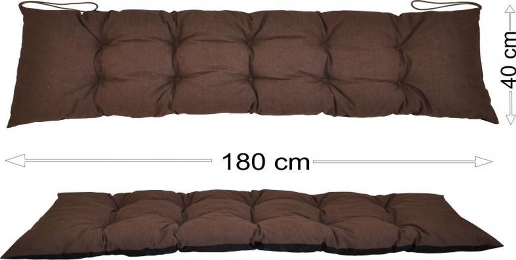 Podsedák 180x40 hnědý melír Obrázek produktu 