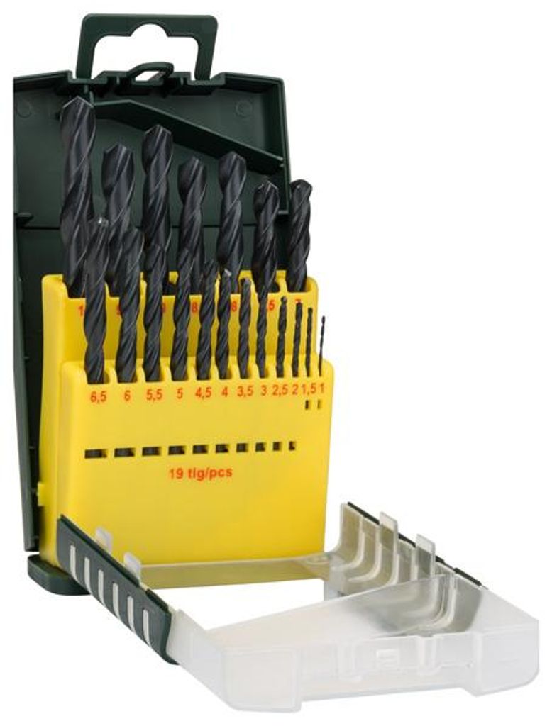 19-teiliges HSS-R-Metallbohrer-Set Produktbild 