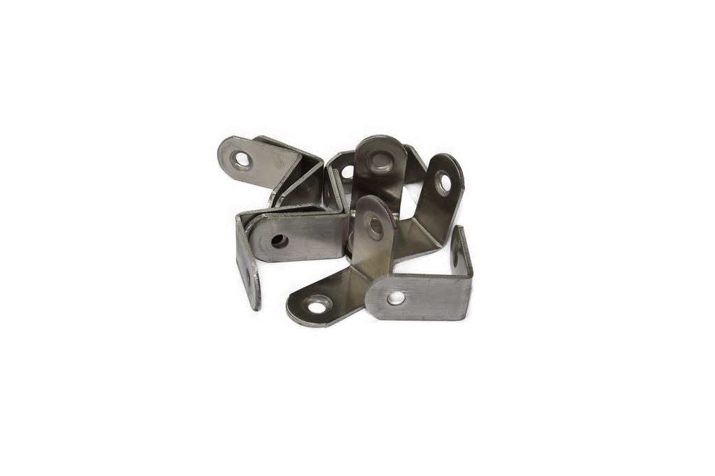 Edelstahl Winkel 30x30x16mm (VE 10 Stück) Lochwinkel Montagewinkel