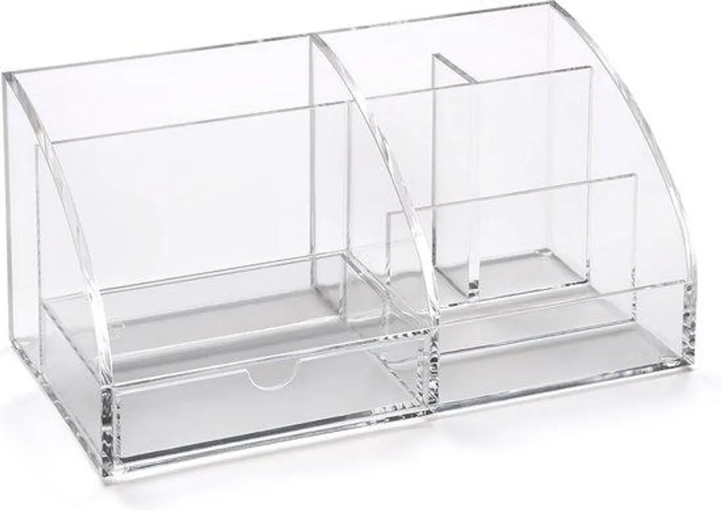 Organiseur de bureau acrylique : fini le désordre avec ses 6 compartiments