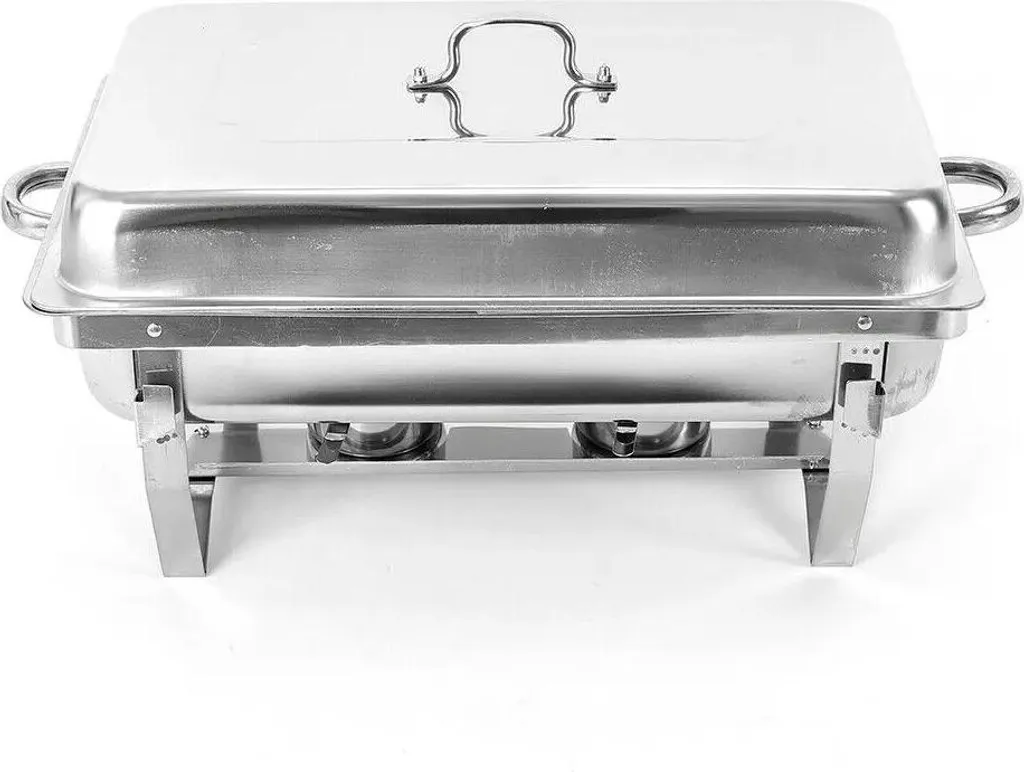 Chafing Dish Professionale 7,5L - Scaldavivande Buffet Acciaio Inox