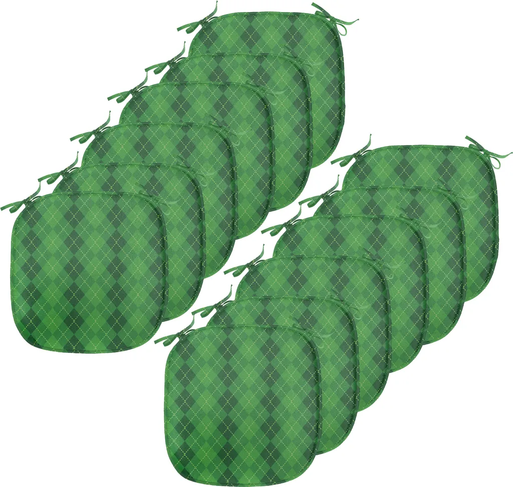 Cuscini Sedie Scozzesi ABAKUHAUS Irish Plaid - Set 12 per Cucina