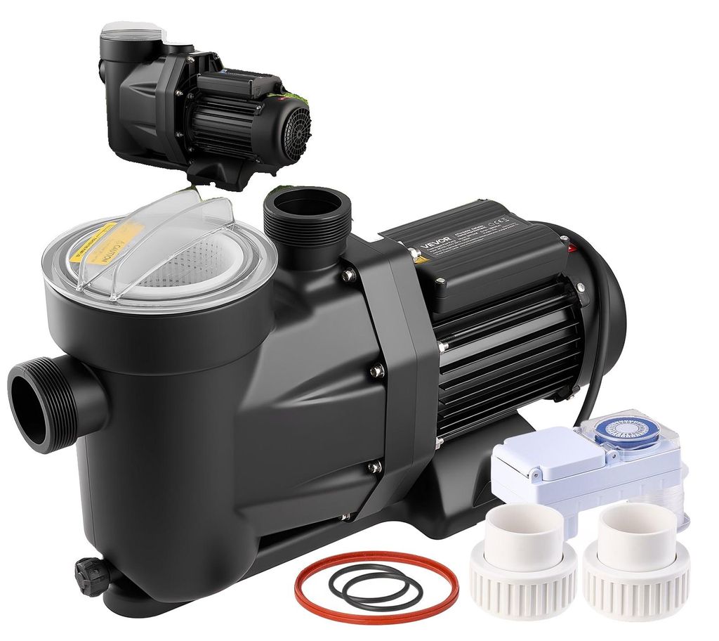Bomba para piscina VEVOR, 1300 W, caudal máximo de 28.800 Imagen del producto 