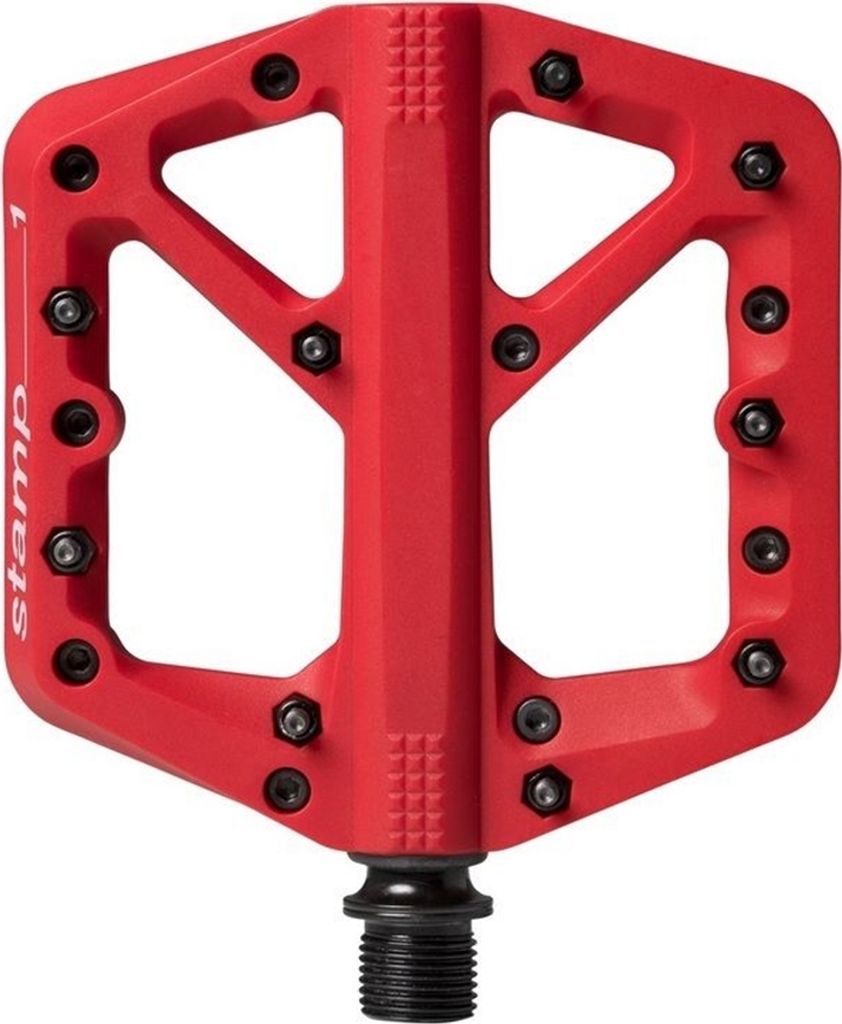 Crankbrothers Pedal Body Pedalkörper, Stamp, Level 7, small, rechts, red