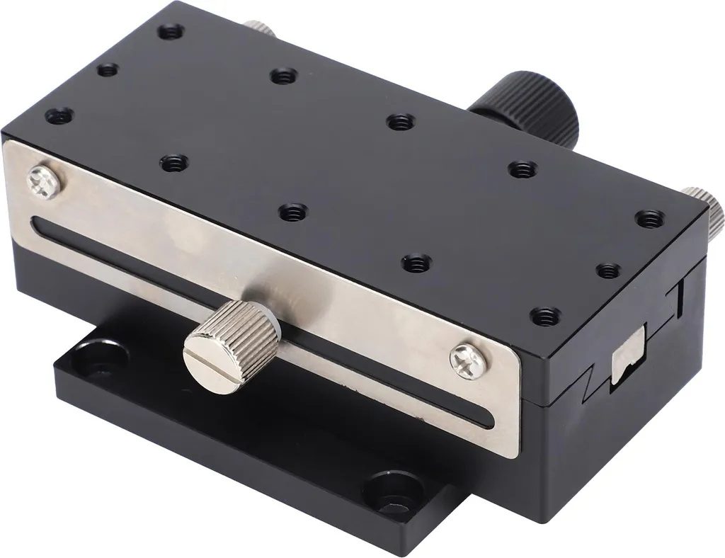 Plateforme Coulissante de Précision Axe X Table Linéaire Manuelle 90mm