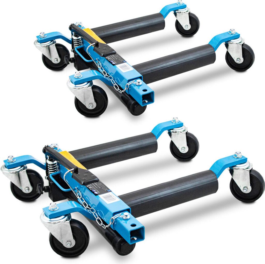 Bituxx 2x Rangierhilfe inkl. Wagenheber Blau MS-19138 Produktbild 