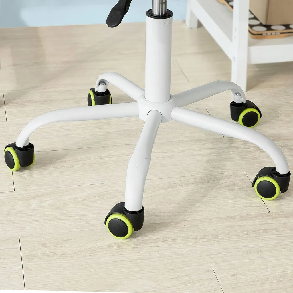 Fauteuil de bureau enfant ergonomique avec assise réglable 46-58cm Vert - 6
