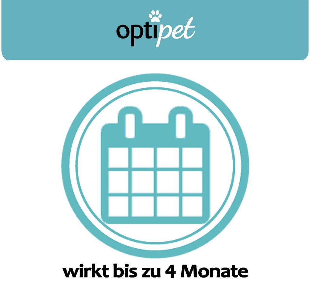 OptiPet 1x Ungezieferhalsband für Hunde, 4 Monate Schutz Produktbild 2