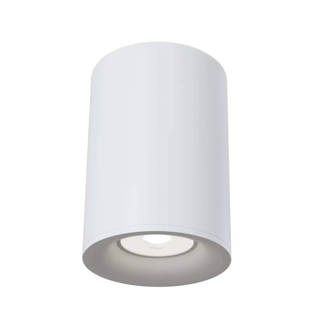 Plafoniera Alluminio Bianco H 11,5 cm | Attacco GU10 Professionale