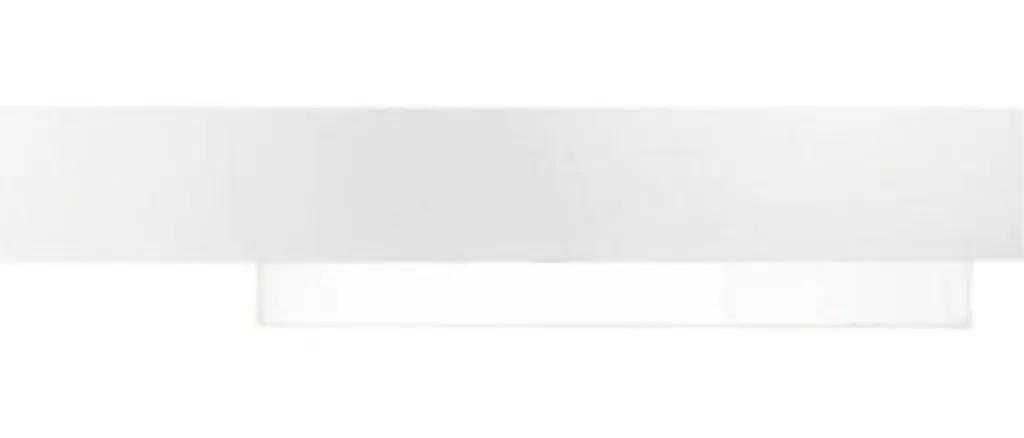 Applique LED 25W Doha 2110lm lumière 3000K en aluminium blanc 70cm