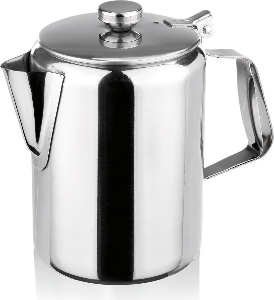 Caffettiera lucida con manico freddo, volume del bordo 0,8 Immagine del prodotto 