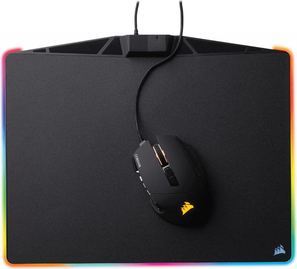Corsair MM800 RGB POLARIS Mauspad Schwarz Gaming Kunststoff