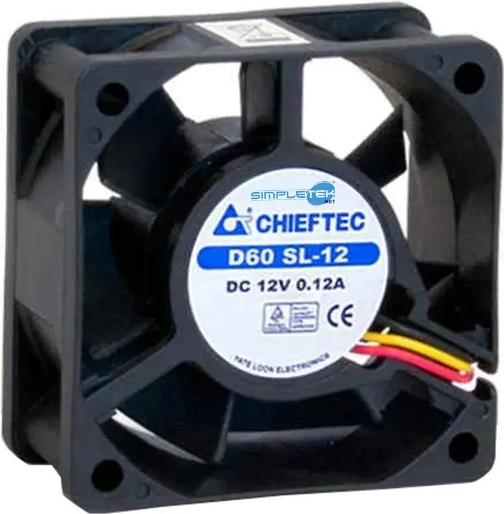 Ventola Case 60mm Chieftec D60 AF-0625S | 3 Pin Dissipatore 6cm - 2