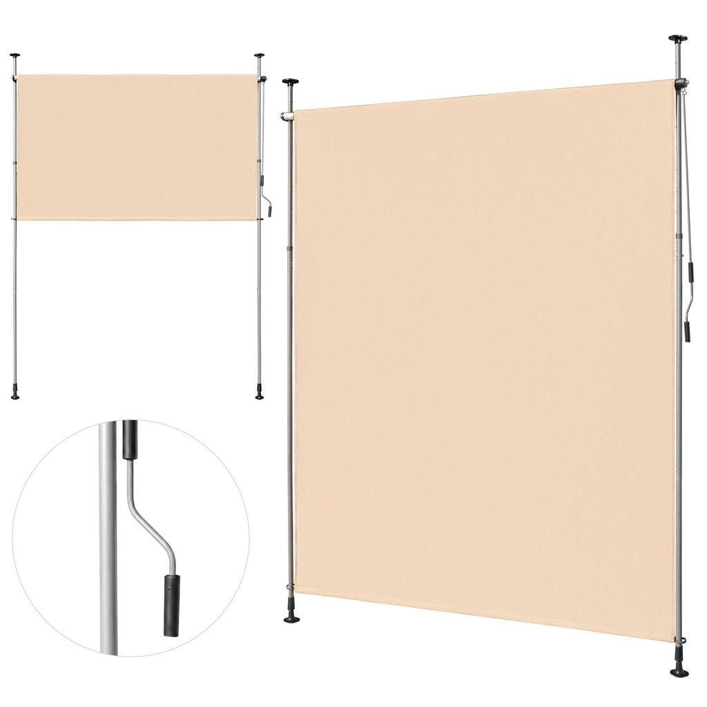 FCH Senkrechtmarkise Klemmmarkise 200x270x(210-310) cm Produktbild 