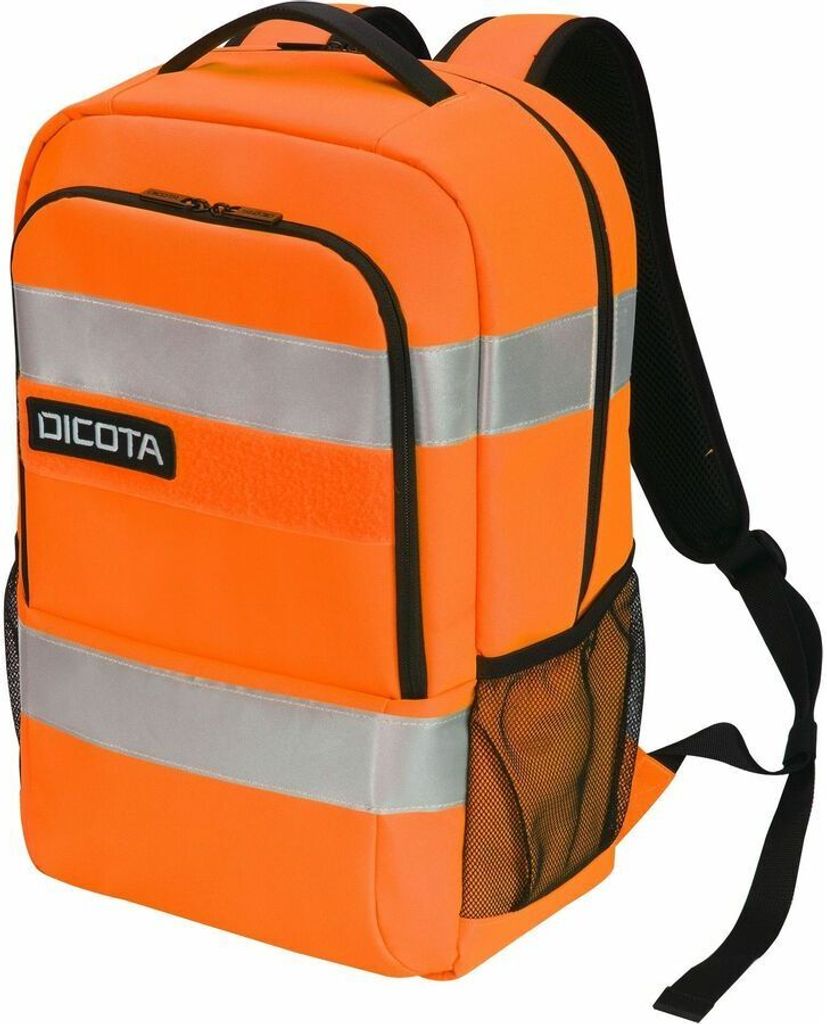 DICOTA Hi-Vis Base - Rucksack - 24 L - 600D RPET - orange Produktbild 