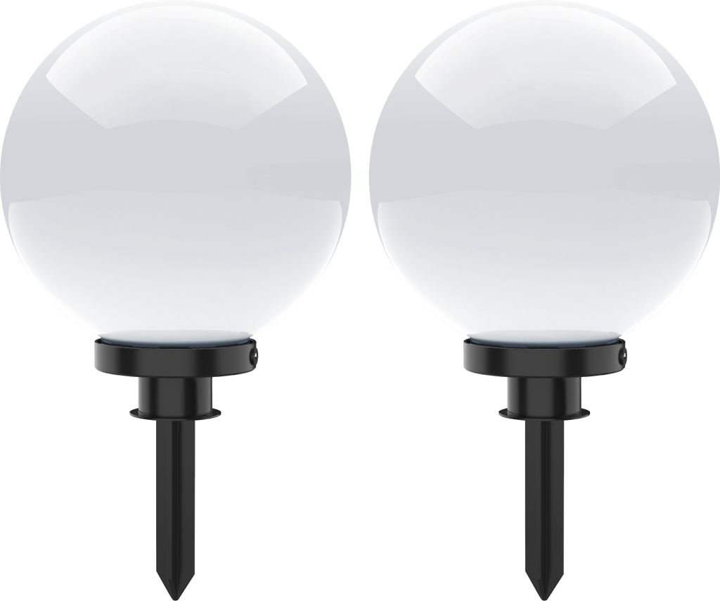 Selltec Kugellampe KIRA SET 2 SET Außenleuchte, IP44 Kugellampe opal Garten, Outdoor, Terrasse 19222-16-2, 19223-16-2, 19224-16-2, 19225-16-2