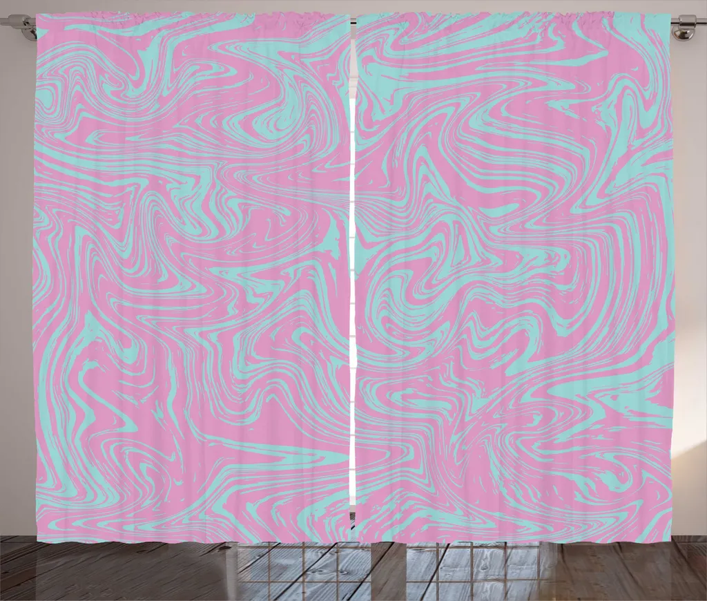 Rideaux de salon avec ruban universel et crochets ABAKUHAUS 280x225