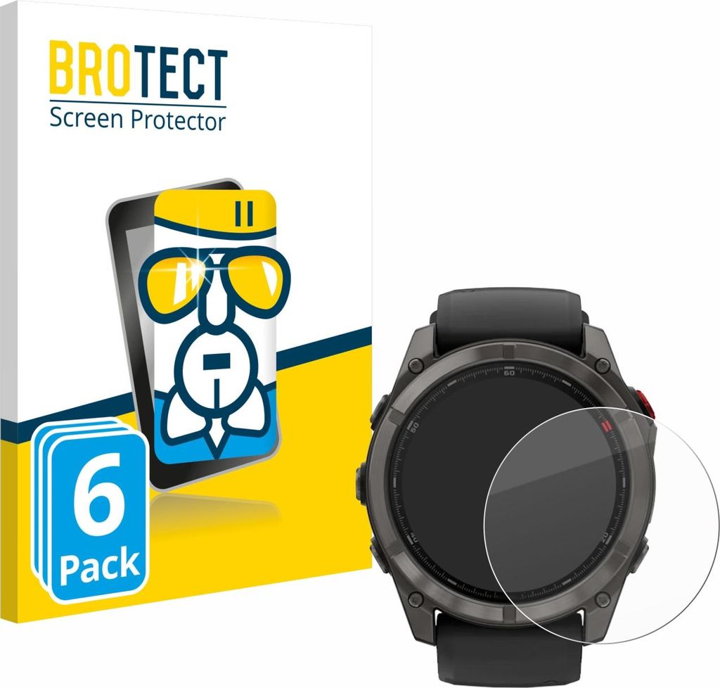 6x BROTECT Schutzglas für Garmin Fenix 8 Pro AMOLED (51 mm) Produktbild 