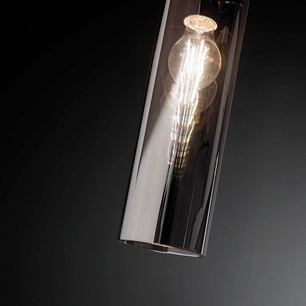 Fabas Luce Pendelleuchte Sintesi E27 Ø100mm Bernstein